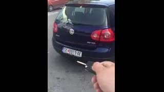 Golf 5 trank key open