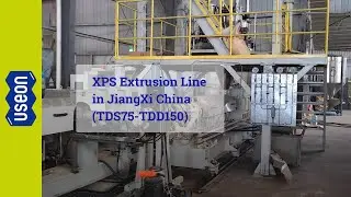 XPS Extrusion Line in JiangXi China, TDS75-TDD150 - USEON