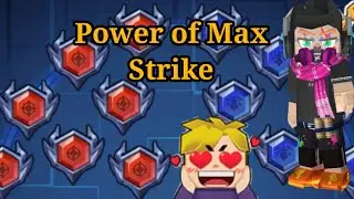 Power of max strike runes in Bedwars || Blockman Go Adventure