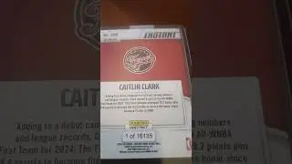 Caitlin clark trading card review #wnba #indianafever #caitlinclark