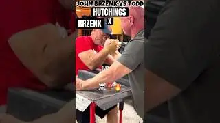 John Brzenk vs Todd Hutchings! Intense Armwrestling Challenge! 🔥 #armwrestling #johnbrzenk #brzenk