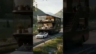 🚐 Luxury Glass RV House | The Future of Travel on Wheels 🌄 #rvlife