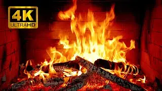 🔥 Камин 4K UHD |  Реалистичные звуки потрескивания огня.