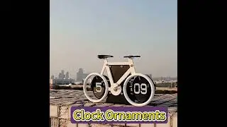 Desk Essential: Bike Pedal Clock with Translation Function!