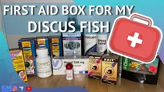 FIRST AID BOX FOR MY DISCUS FISH - The medicines I have stored for any emergency