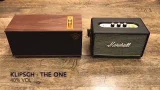 Klipsch The One vs Marshall  Kilburn Soundcheck
