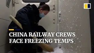 Extreme cold a chilly challenge for railway crews on trains in northern China