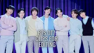 BTS OT7 CLIPS FOR EDITING