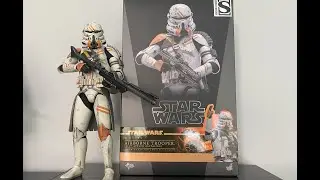 Hot Toys 2025 Star Wars Airborne Trooper (212th Attack Battalion) Review