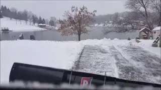 Denali snow plow first use - Polaris Ranger
