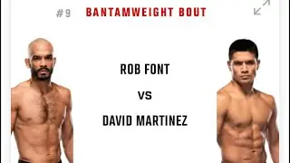 Rob Font vs David Martinez [Highlights] | Quick Picks With The Geek 