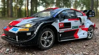 RC Toyota Gazoo Racing Yaris Rally1 Hybrid - Tamiya TT-02 - Gravel rally