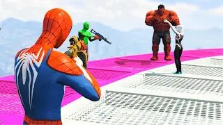 GTA 5 - Spiderman VS Minions Fight Rag doll Gameplay - Spider-man vs Minions Funny Ragdoll - EP8
