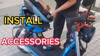 Unboxing accessories and install #ebike #ebikephilippines #technician #ebiketaiwan