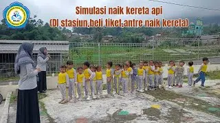 Simulasi naik kereta api #deeplearning #transportasi #keretaapi #paud #suryamentari 