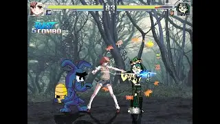 Mikoto Misaka & Aardvark vs Gwen(Total Drama) & Duncan
