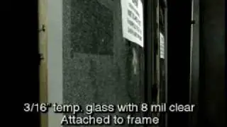 Cyclone testing Armorcoat 200 micron post break cycling Window Tinting Maidstone, Kent