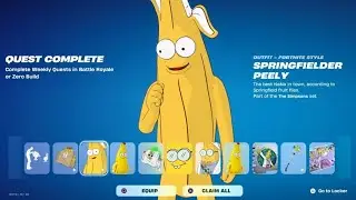 Springfielder Peely Skin Review In Fortnite