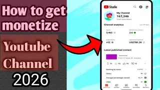How to get monetize youtube channel in 2026 ( step/guide ) Hindi 