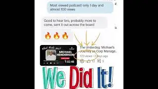First 100+ View Podcast! #podcast #podcastgoals