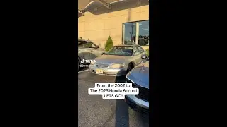 From a 2002 Honda Accord ➡️ to a brand-new 2025 Honda Accord&hellip;