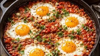Shakshuka Eggs Recipe 😍 | Ande ka Naya Tasty Style | One Pan Breakfast