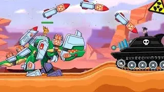 Hills of Steel - #39 Best and Powerful tank REX... With Boss faith in Android Walkthrough