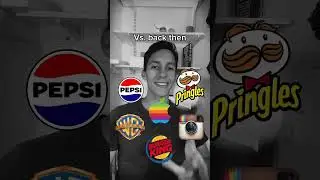 Famous logos now vs. back then #oldlogos