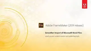 Import of Microsoft Word files &ndash; Adobe FrameMaker (2019 release)