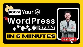 Increase Website speed WordPress Site in Just 5 Minutes | Hindi Tutorial