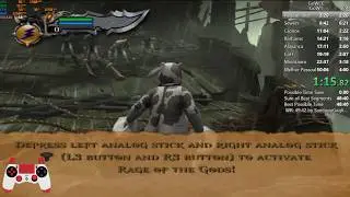 God of War - Speedrun Cheat% PS2 Emulator (49:14) World Record