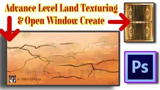 Advance Level Detailing On Ground Texture and Open Window For Background Drawing in Adobe Photoshop