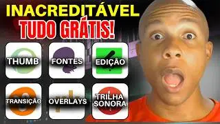 🔥Materiais de edição 😍GRATUITOS e de alta qualidade para VÍDEOS do YouTube!! BAIXE