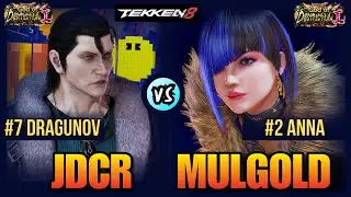 JDCR (#7 Ranked Dragunov) vs MULGOLD (#2 Ranked Anna) - Tekken 8 Gameplay + Frame DATA