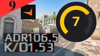 AWP ACE?! | faceit grind 9 lvl 7 K/D 1.53