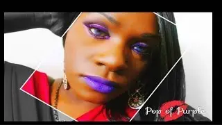 Makeup Tutorial| A Pop of Purple: Inspired by Deysidanger