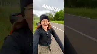 Chaotic energy on day 21 hiking across Spain 😂 #caminodelnorte #caminodesantiago