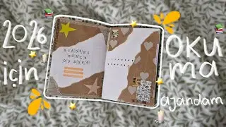 📚🕯️ Kitap Okuyamıyorsan Bunu İzle | 2026 Reading Journal