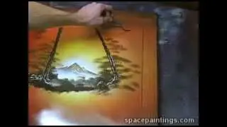 Spray Paint art Advanced Nature Scene