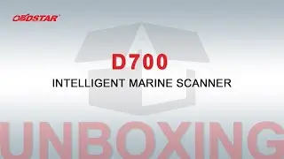 OBDSTAR D700 A Configuration Marine Scanner Unboxing - Cardiagtool