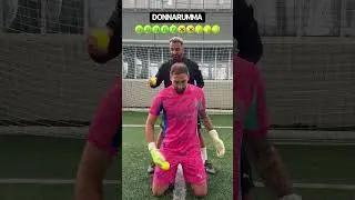 Reaction test with Donnarumma 🔥