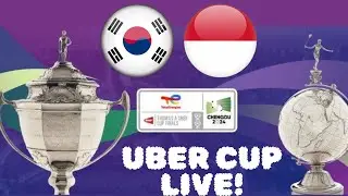 🔴 KOREA vs INDONESIA | TotalEnergies BWF Uber Cup 2024 | LIVE Score