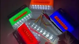 Led double colors side light truck 24volt Led side marker light