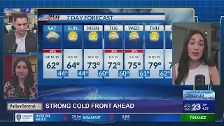 Strong cold front ahead
