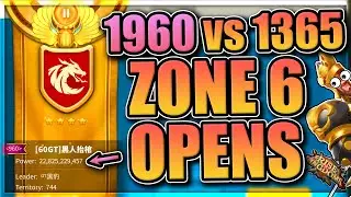 Rivalry Battle Begins [zone 6 opens] 1960 vs 1365 KvK in Rise of Kingdoms
