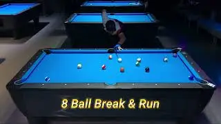 8 Ball Break & Run on 7&rsquo; Predator Apex Table at Good Times Billiards, Lakewood California (#278)