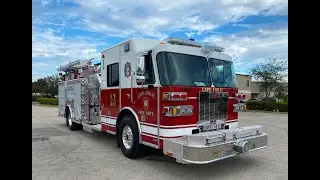 SFEV - Cape Coral Fire Department's new Sutphen Custom Pumper - ENGINE 13