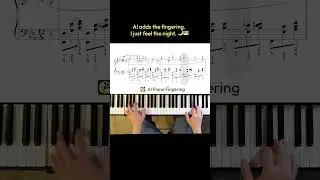 AI Piano Fingering Demo &mdash; 🎹 Nocturne Op.9 No.2  #pianofingering