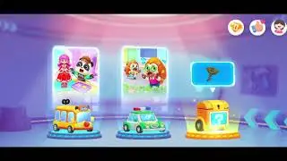 Kids Police Car Game 🚓 | Panda Cartoon City Adventure | Fun Learning Game for Kids