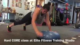 Hard CORE class at Elite Fitness Training Studio